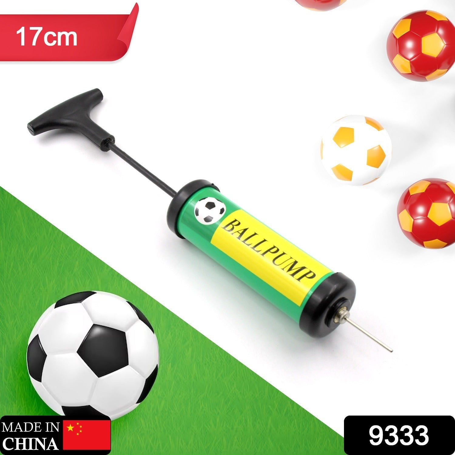 Inflator Air Ball Pump Soft Bouncing Ball Development Kids Toy, Sports Plastic Pump for Soccer, Basketball, Football, Volleyball Ball (17 Cm) Inflator Air Ball Pump Soft Bouncing Ball Development Kids Toy, Sports Plastic Pump for Soccer, Basketball, Football, Volleyball Ball (17 Cm)